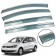 Дефлекторы окон Volkswagen Sharan 2010+ 5D с нерж. хром полоской